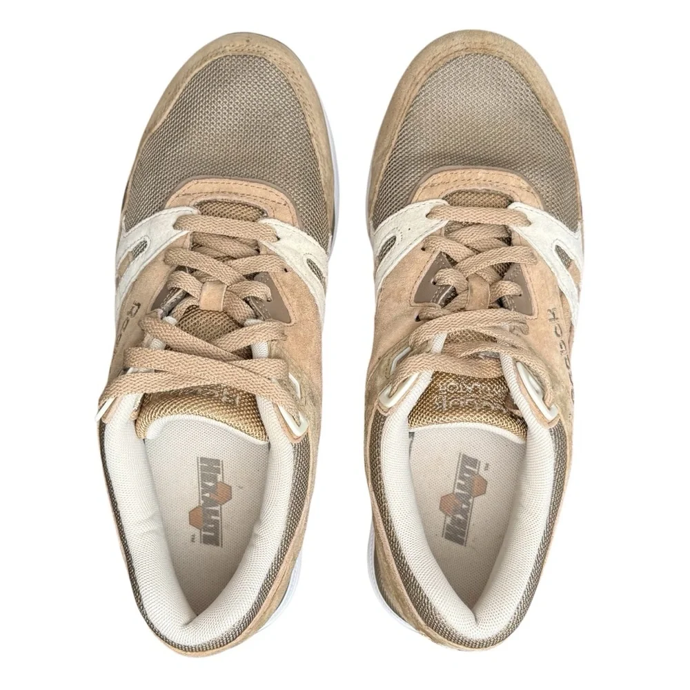 Reebok Ventilator Hexalite Men's Tan/Brown Suede & Mesh Sneakers Shoes Size 9